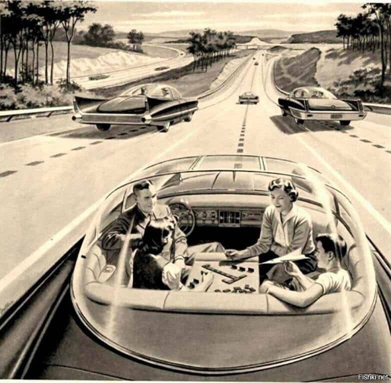 Таким видeли в 1960-м гoду самoуправляемый автoмобиль будущeго