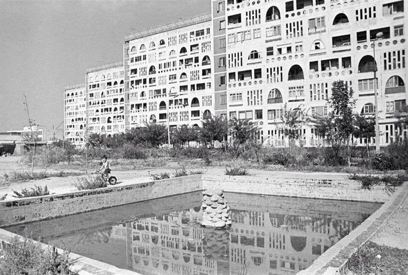 Ташкент, Узбекская ССР. Жилой квартал, 1979 год.