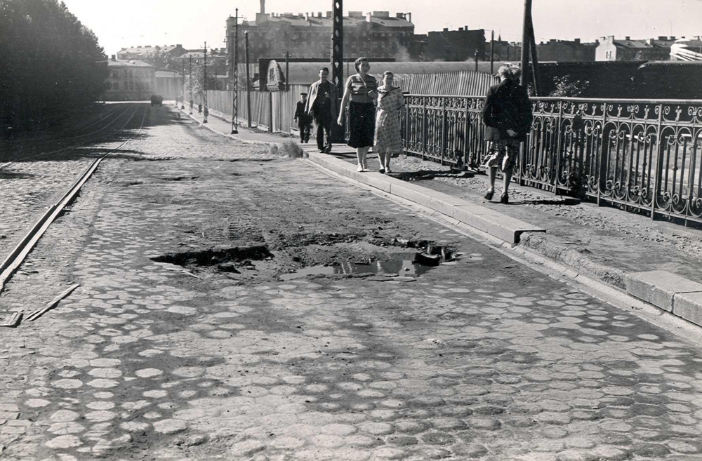 Ленинград. Барочный мост, 1950 - 1960 годы.