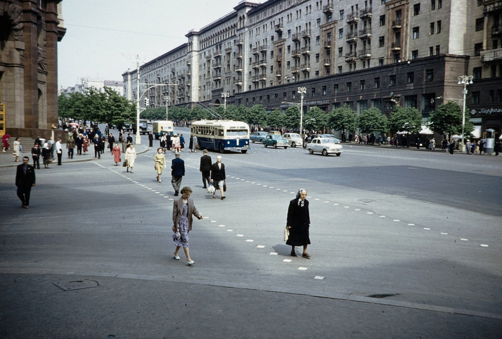 Москва. Улица Горького, 1959 год.