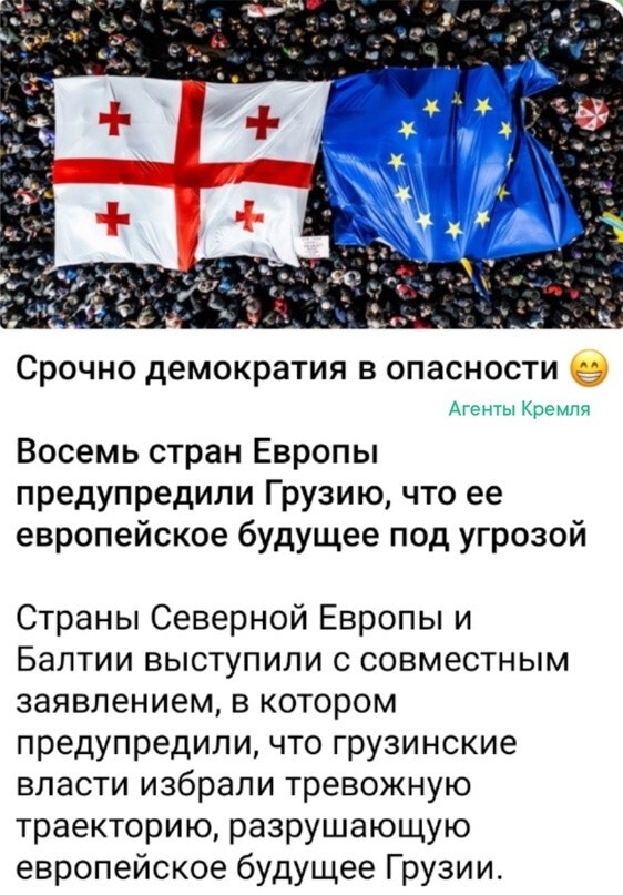 Совсем грузины не уважают европейский выбор своей мадам-п-резидентши Зурабишвили