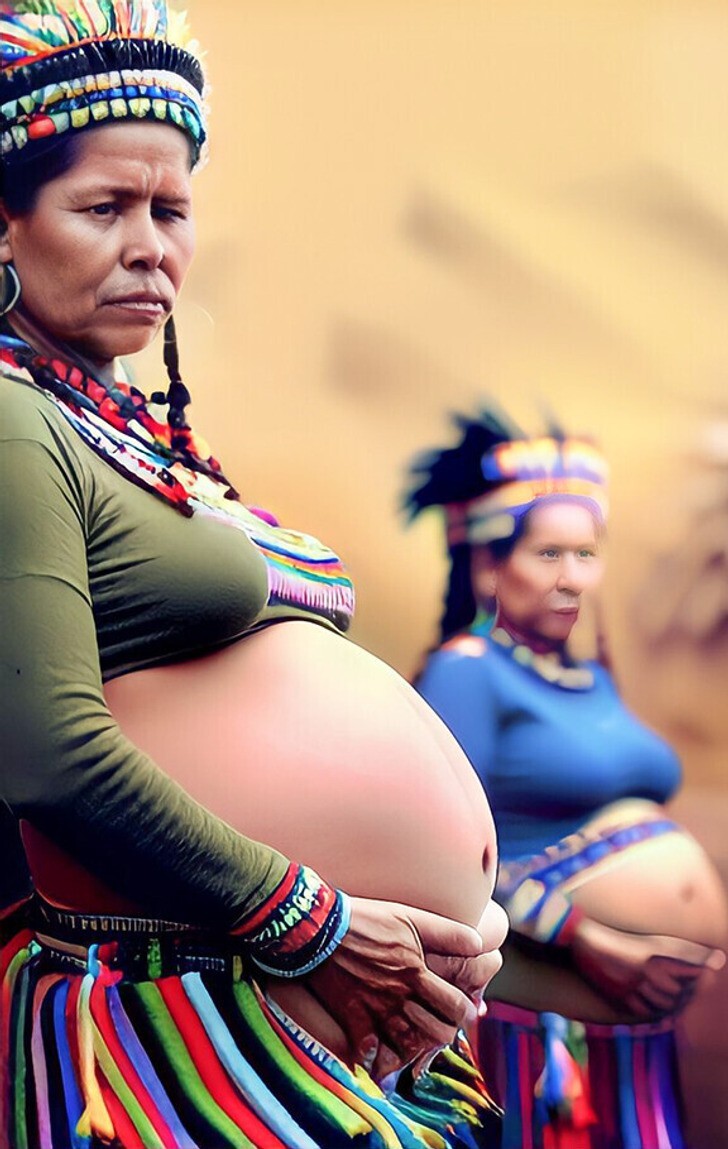 1. Беременные женщины инков соблюдали много условностей