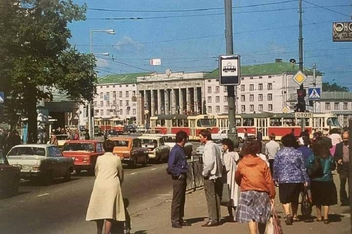 Калининград. Ленинский проспект, 1985 год.