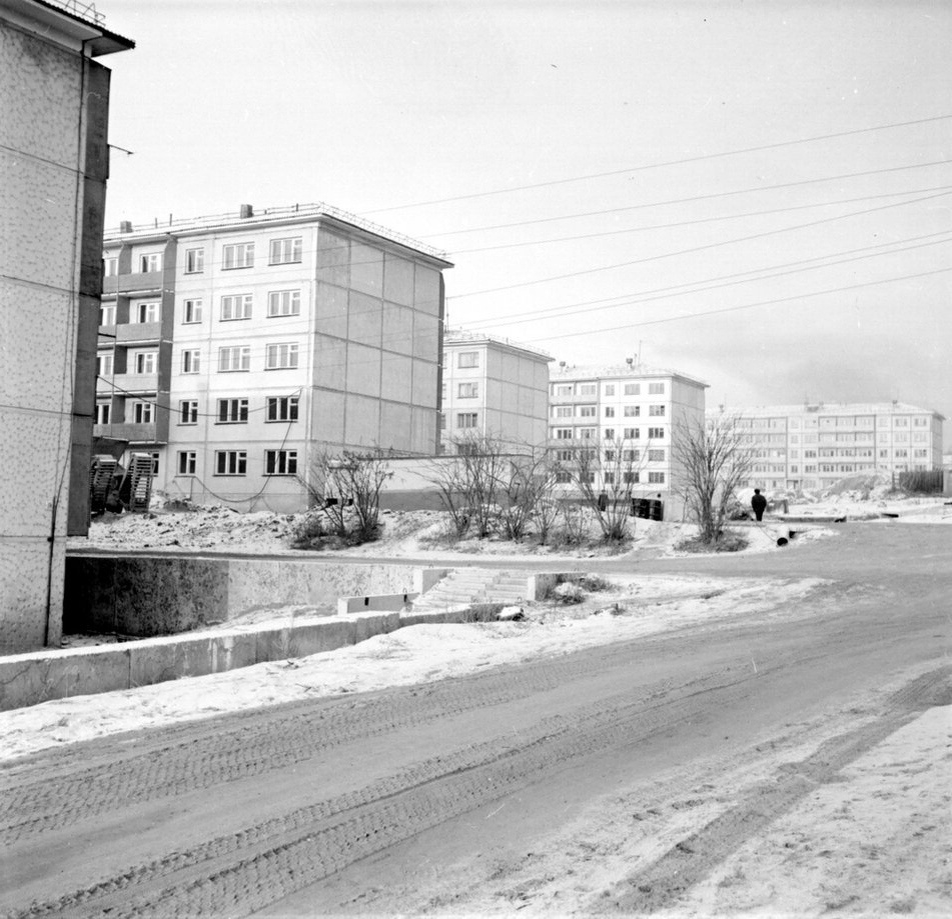 Чита. Перекресток ул. Июньской и Нечаева, 1981 год.