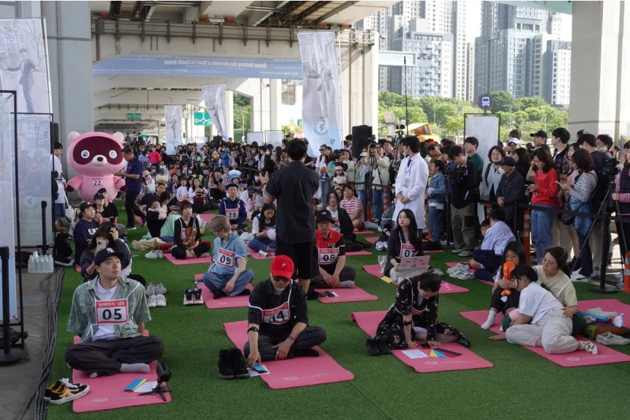 Ежегодные соревнования по ничегонеделанию прошли в Южной Корее