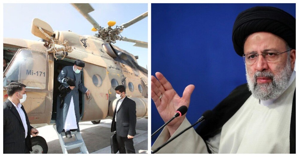 Вертолёт с президентом Ирана Эбрахимом Раиси совершил жёсткую посадку на пути в Тегеран