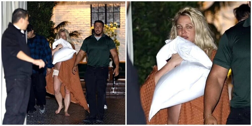 Бритни Спирс снова затеяла драку в отеле и уехала в больницу