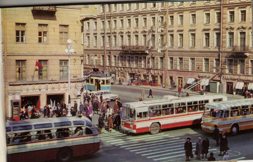 Ленинград. Перекресток Невского и Литейного проспектов, 1973-1974 годы