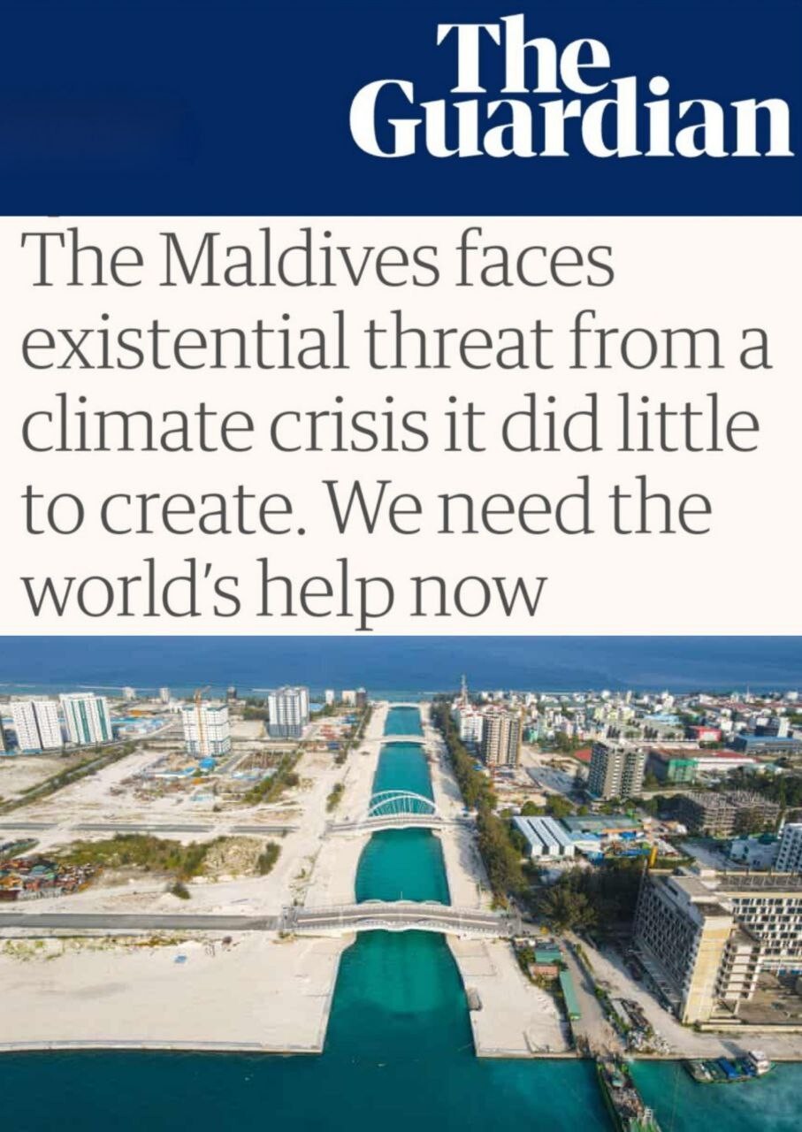 Президент Мальдив напомнил миру, что острова могут уйти под воду