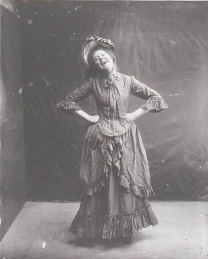 9. Снимок женщины викторианской эпохи, 1880-е годы