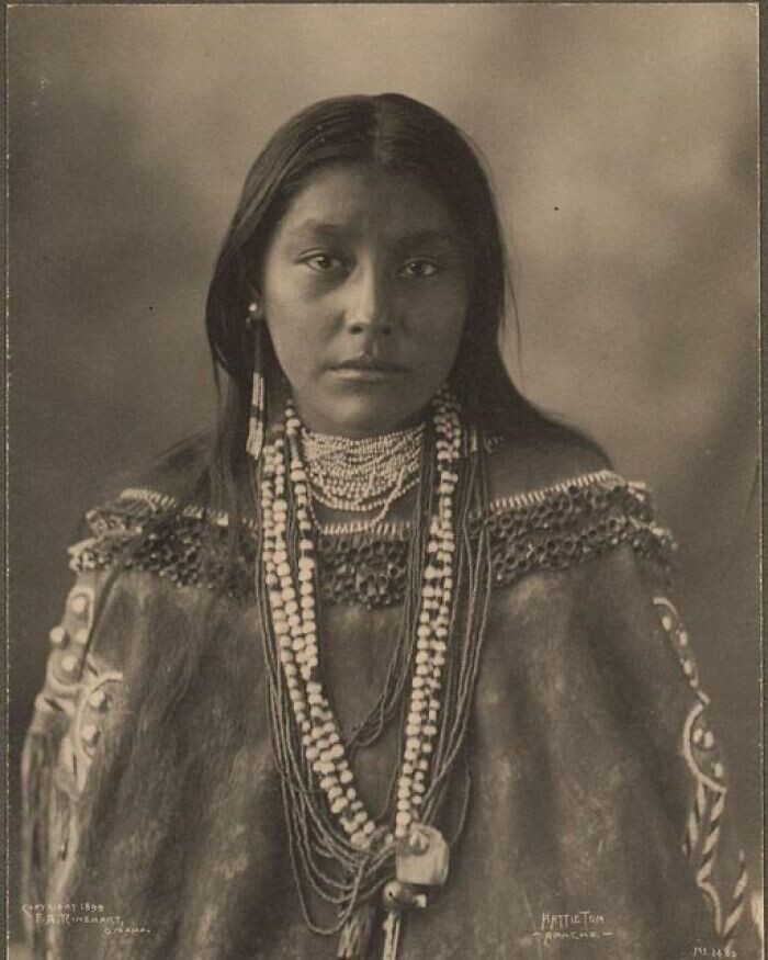 4. Портрет Хэтти Том, коренной американки племени апачи, 1899 год