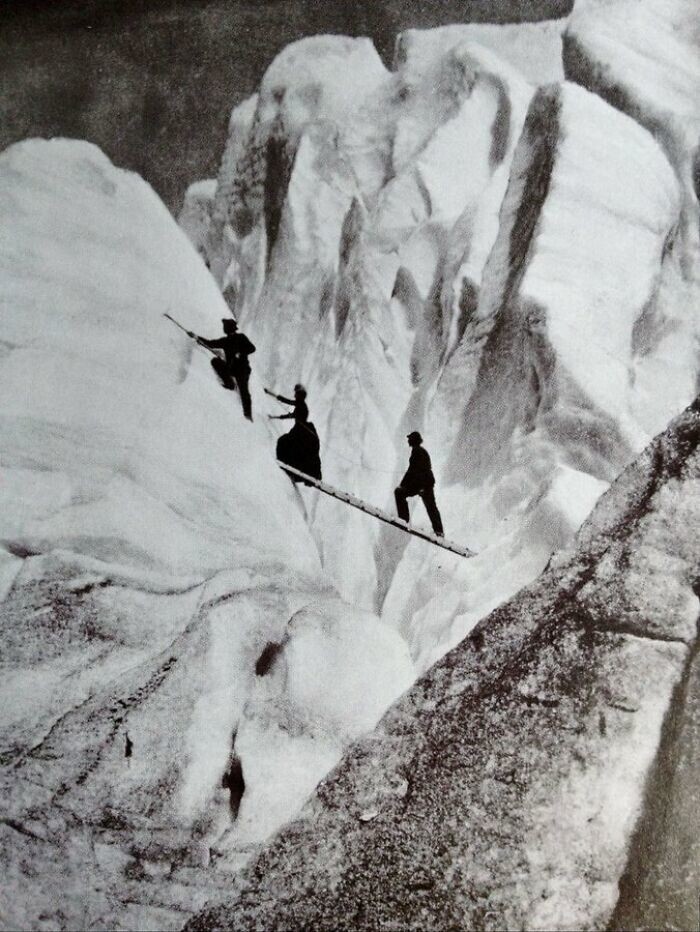 18. Альпинисты в Альпах, 1900-е годы