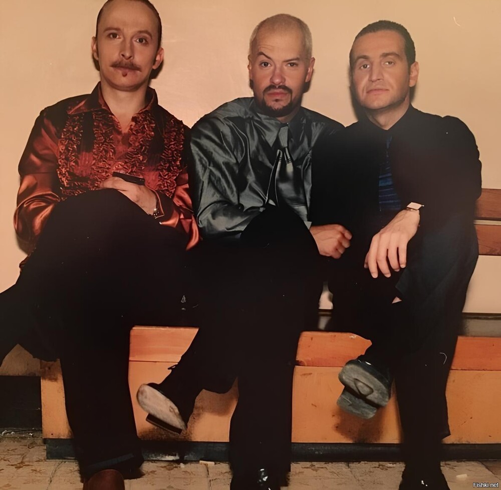 Ивaн Охлобыстин, Федор Бондарчук и Леонид Агутин, 1990-е