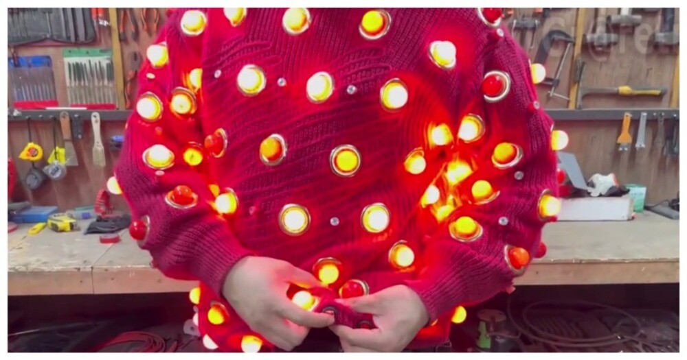 Изобретатель из Китая создал лазерный свитер