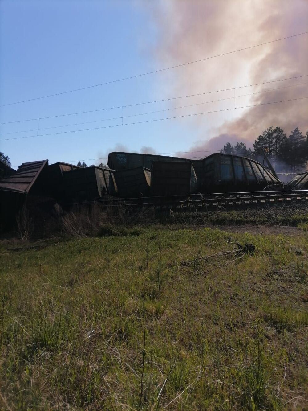 В Амурской области с рельсов сошли 29 вагонов с углём