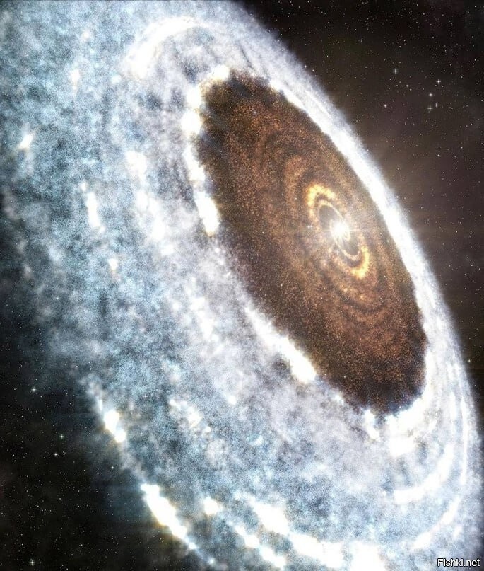 V883 Oriоnis - звездная системa на расстоянии около 900 световых лет