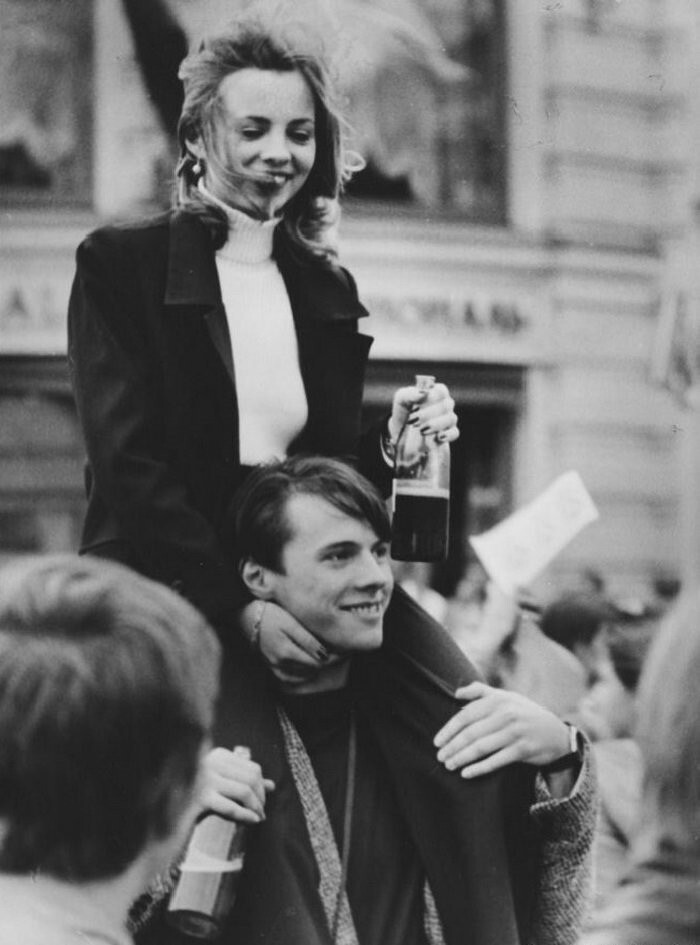 Молодежь празднуют города, Москва 1997 год