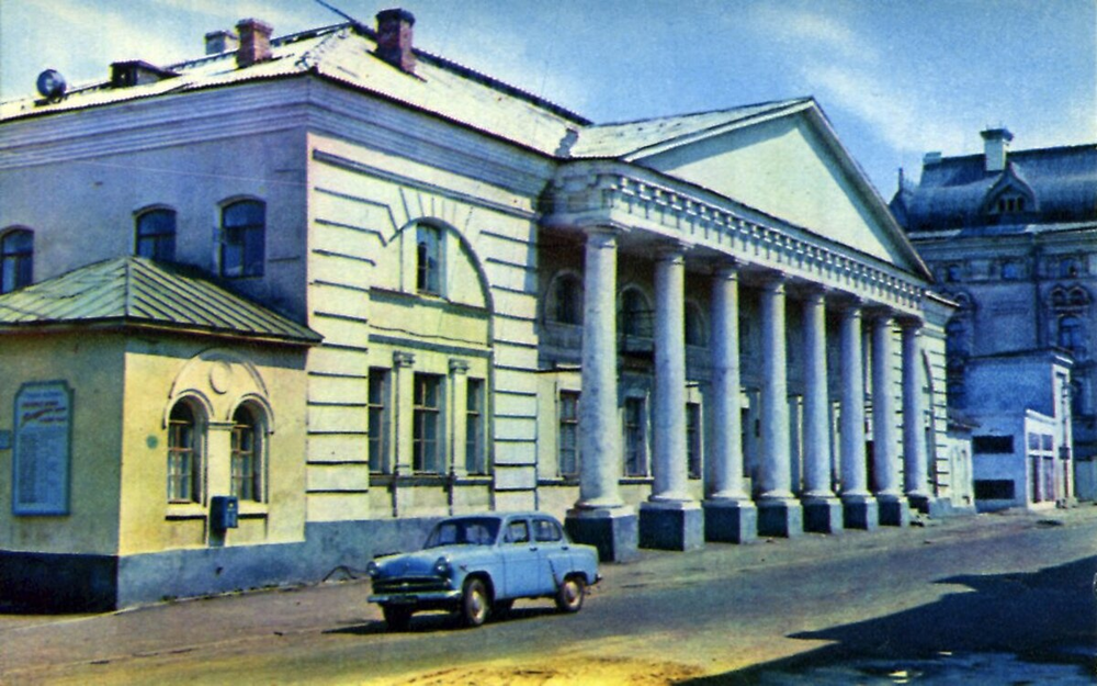 Рыбинск, Ярославская область. Речной вокзал, 1971 год