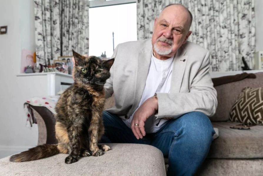 Родилась в прошлом веке: мужчина показал свою самую старую в мире кошку