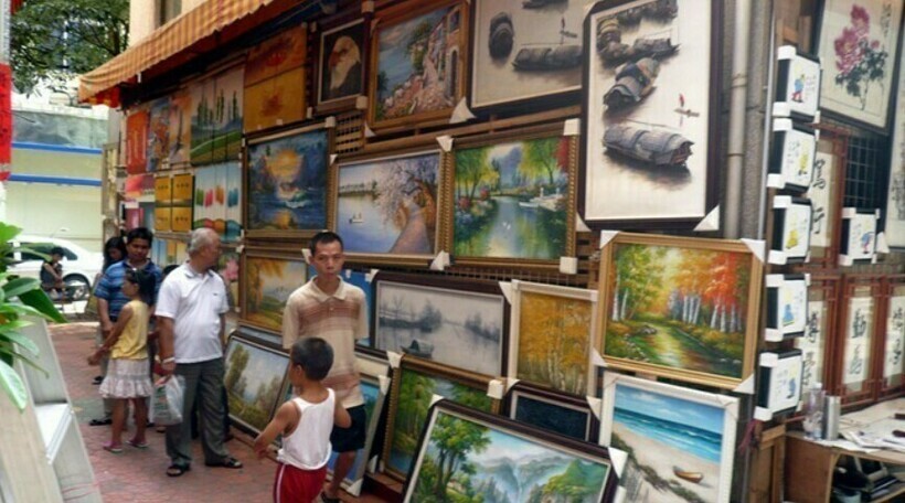 Дафен: китайская деревня художников, где каждый год подделывают 5 млн картин
