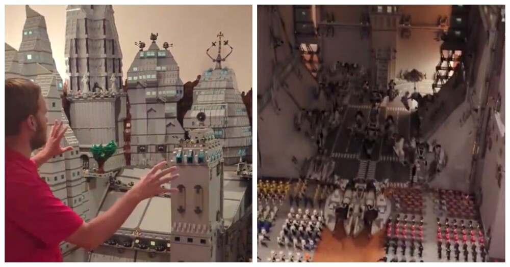 Впечатляющая крепость из LEGO
