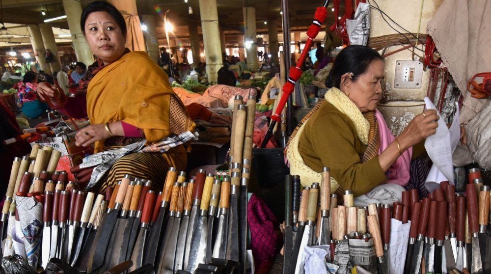 Рынок в Индии где всем заправляют женщины
