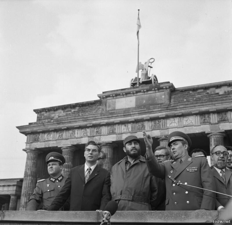 Кастро в Берлине, июнь 1972 года