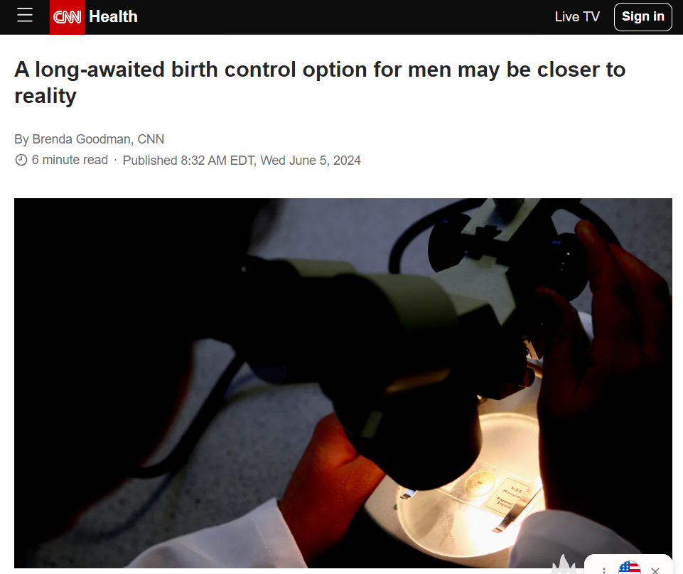 В США тестируют противозачаточный гель для мужчин