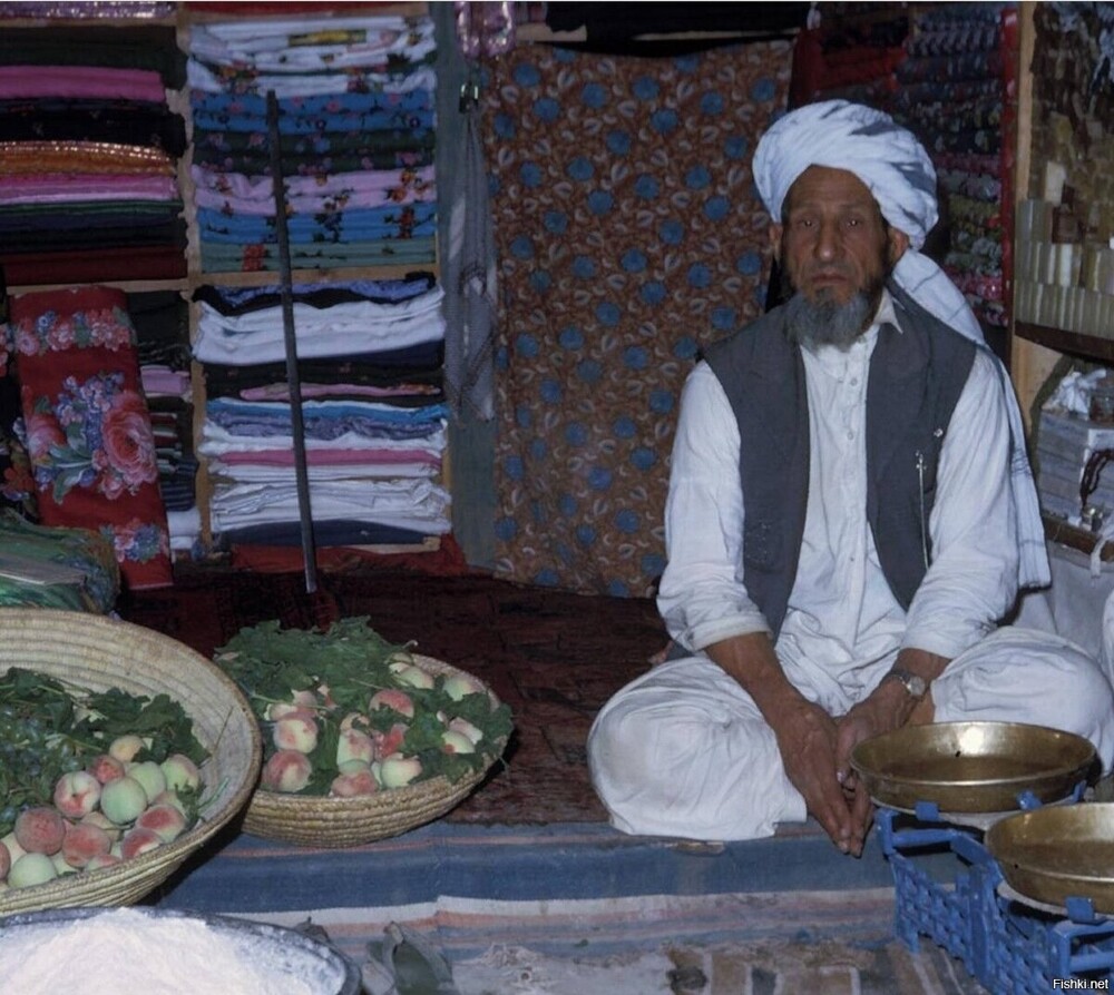 Афганский рынок 60-е годы прошлого века