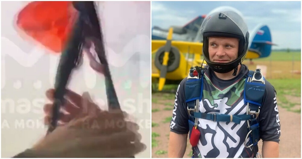 Разбившийся в Путилово парашютист записал на камеру последние секунды своей жизни