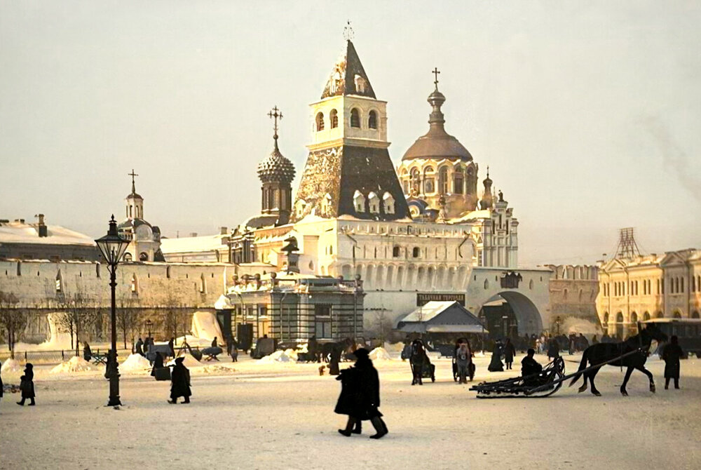 Цветные снимки дореволюционной Москвы. Жизнь и виды города в начале ХХ века