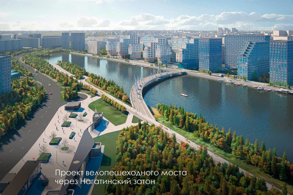 До 2026 года в Москве появится еще 7 пешеходных мостов