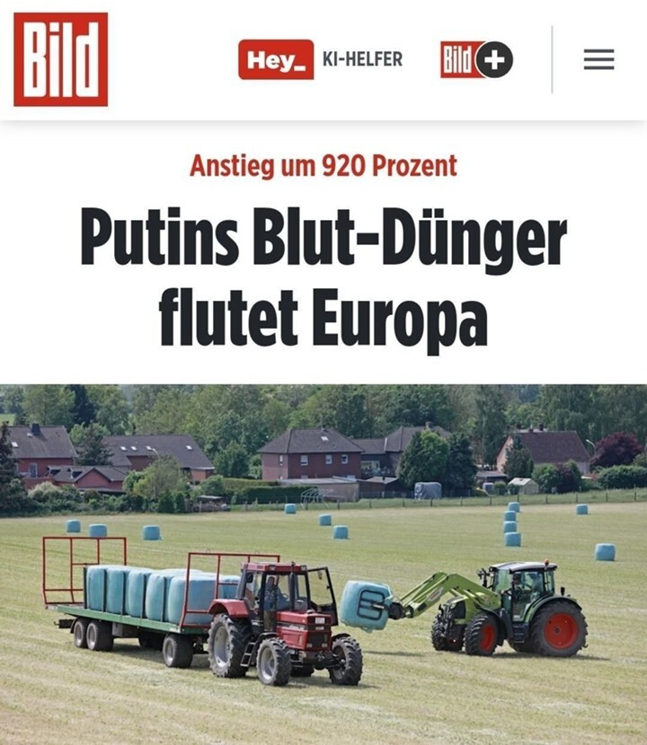 Рост на 920%. Кровавые удобрения Путина наводнили Европу