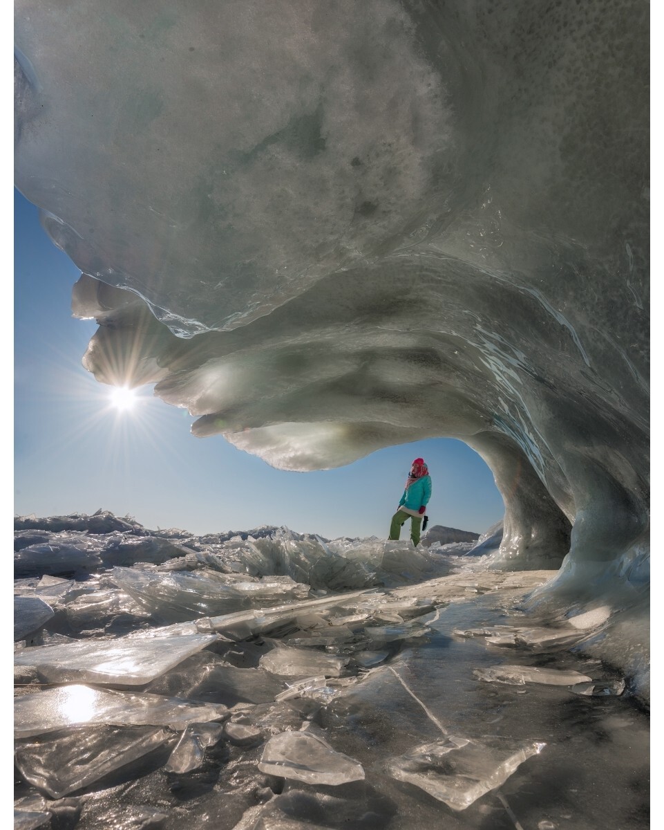 11. Замороженная волна, озеро Байкал