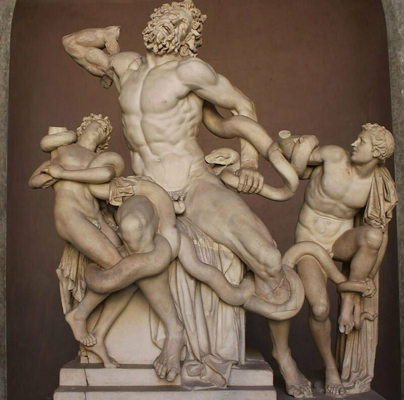 «Лаокоон и его сыновья» ― одна из скульптур Ватикана, которая была создана во II веке до н.э.