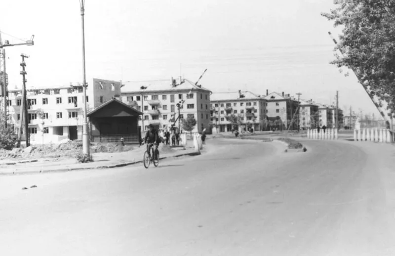 Муром, Владимирская область. Вид на ул. Жданова, 1965 год.