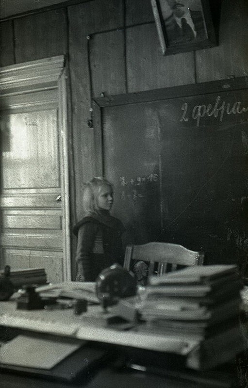 Школа в советской деревне 1964 год
