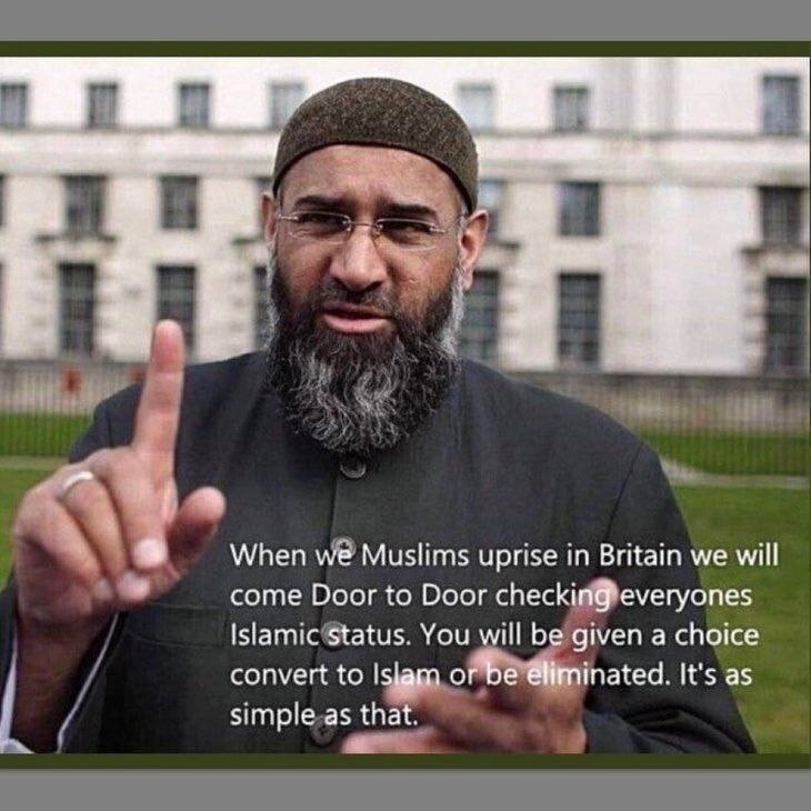 Имам лондонской мечети Анджем Чудари заявил