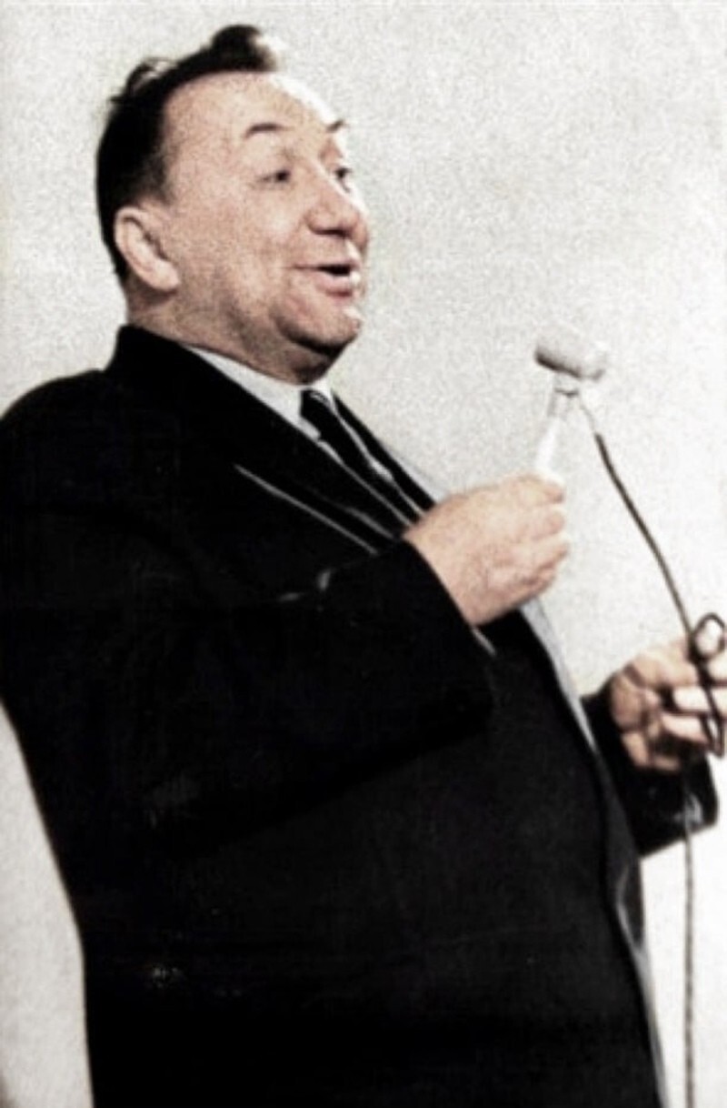 Алексей Смирнов на встрече со зрителями, 70-е годы.