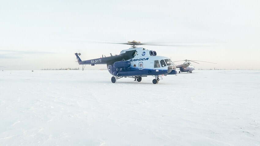 Ростех поставил новый Ми-8МТВ-1 авиакомпании «АЛРОСА»