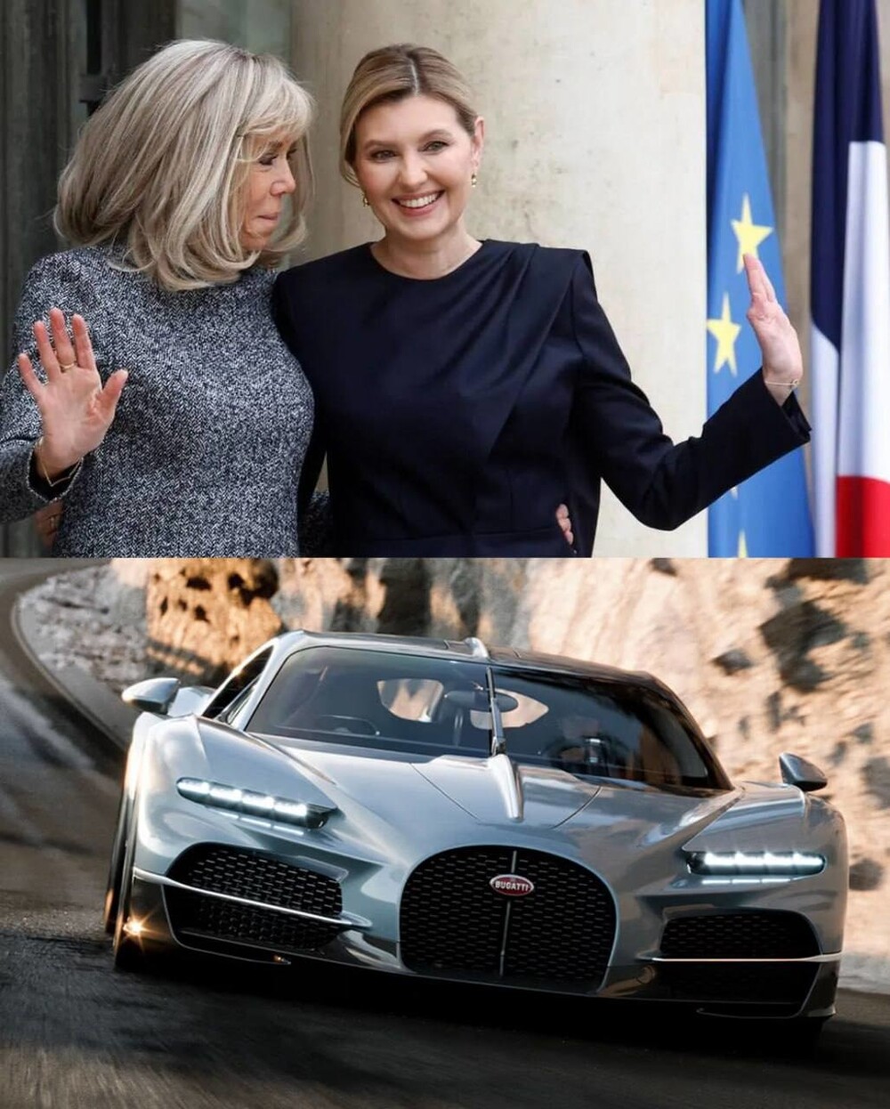 Первой покупательницей новейшего Bugatti Turbillon стала Елена Зеленская
