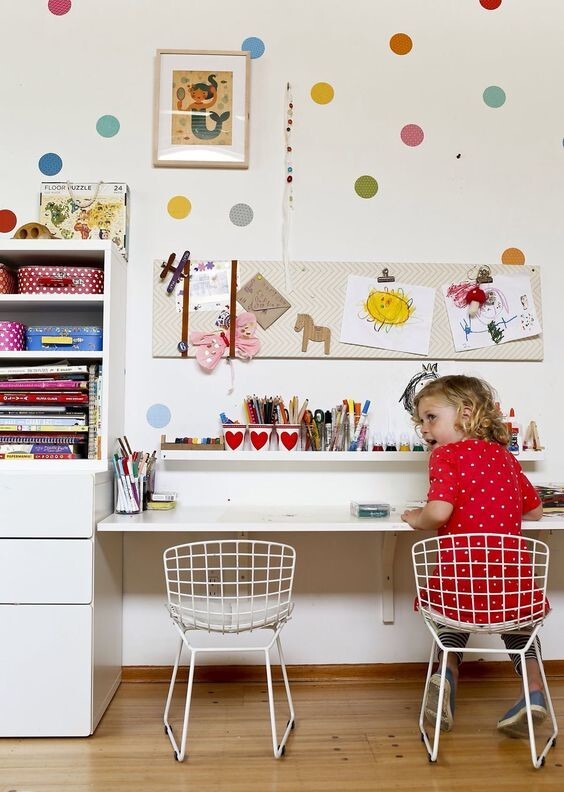 2. Многофункциональная мебель, такая как кровати с выдвижными ящиками или встроенными столами, помогает максимально эффективно использовать пространство в детской комнате