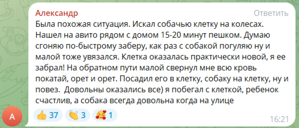 На Урале родители вышли на прогулку с ребёнком в клетке