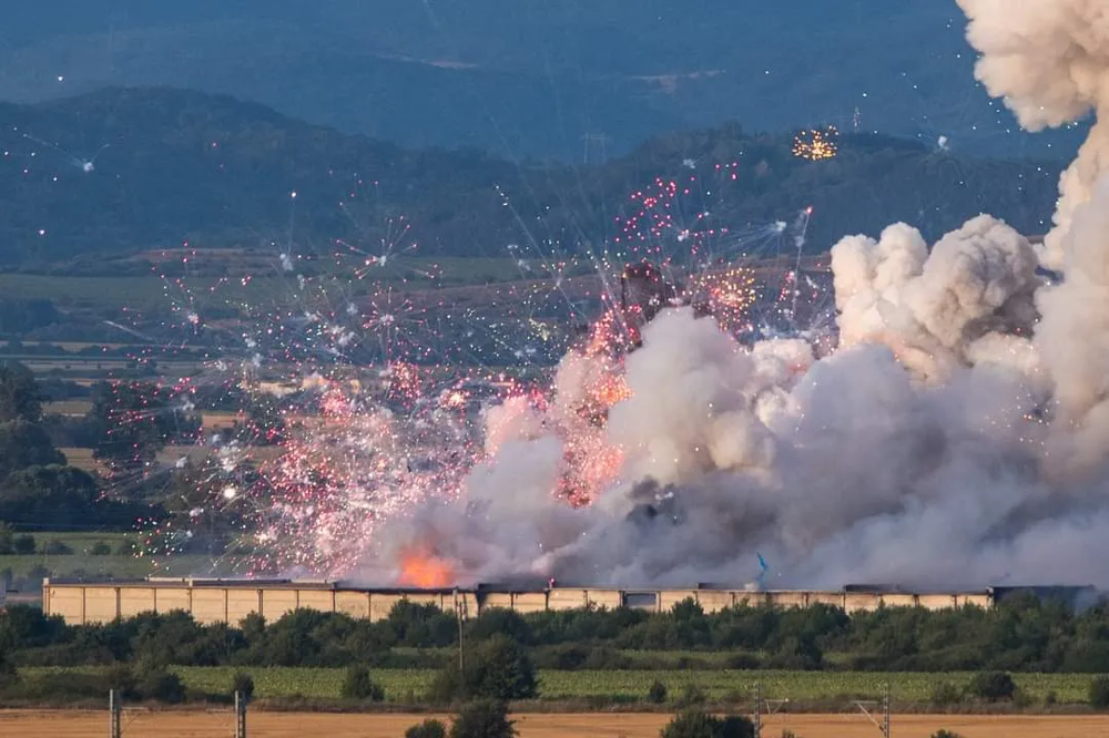 В Болгарии взорвался склад с пиротехникой