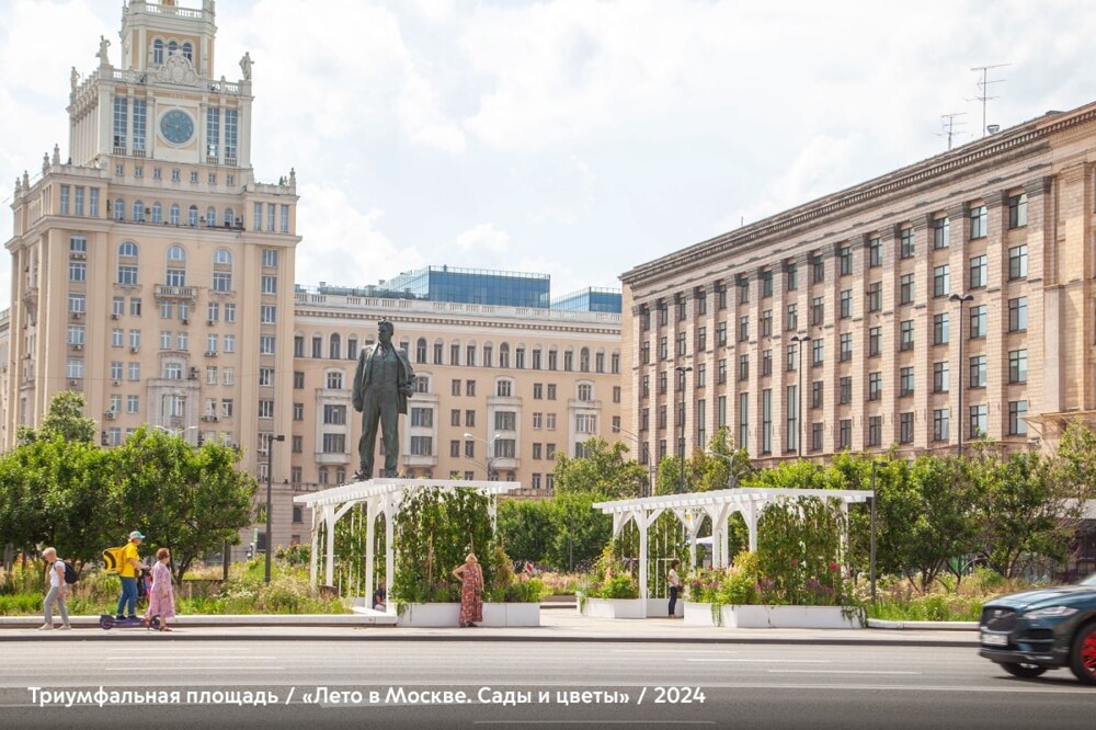 Москва расцвела - город утопает в зелени и цветах⁠⁠