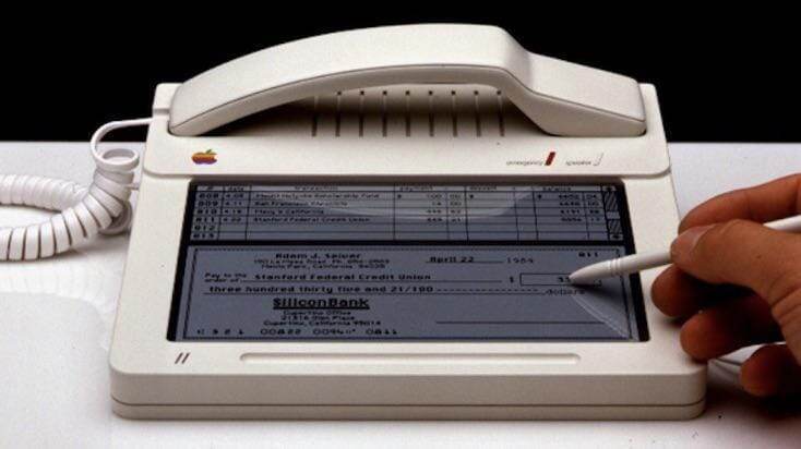 5. Прототип первого смартфона Apple 1983 года