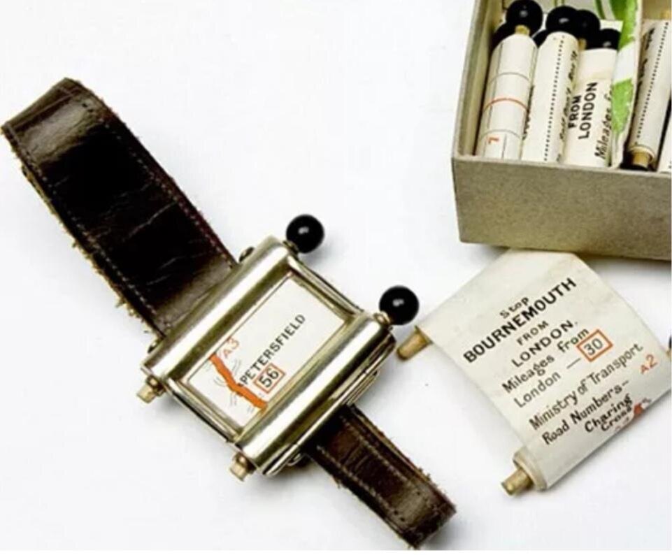 8. Наручный GPS-навигатор Plus Four Wristlet 1927 года