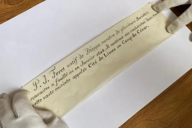 Археологи нашли 200-летнее послание от коллеги