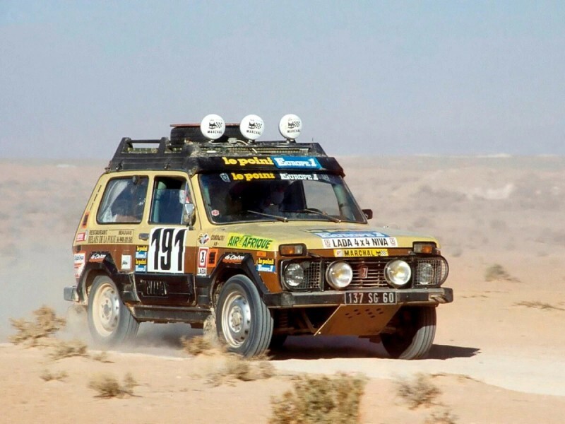 Lada 4×4 Niva на ралли Париж–Дакар 1981 года