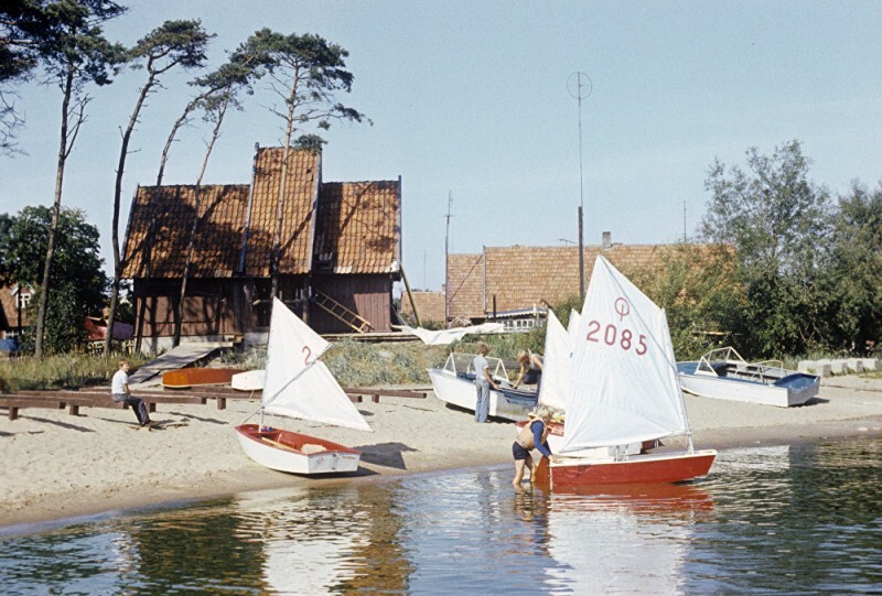 Детский лодочный клуб в Ниде, Литва 1981 г.